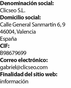 Datos identificativos del titular del sitio web